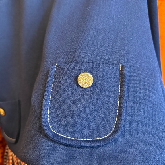 American Vintage Blue and Red Mini Dress - Picture 8 of 10